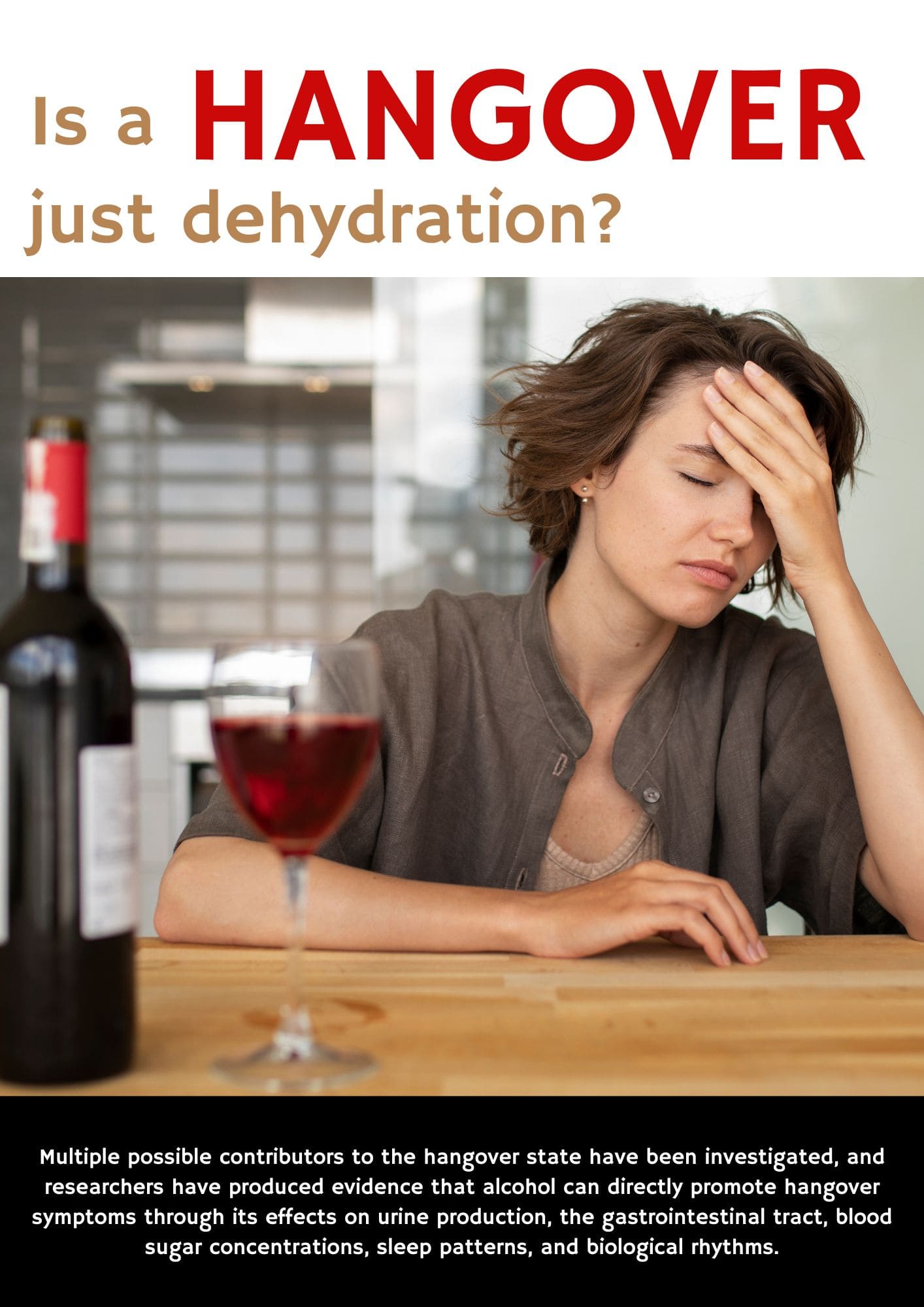Is a HANGOVER just dehydration?